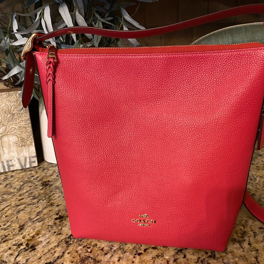 Coach Fuchsia Val Duffel Bag- NWOT